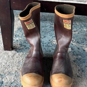 Tingley Men's Waterproof Steel Toe Neoprene Boots - Brown Size 9